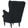vidaXL Fauteuil Zwart 92 x 71 x 91 cm Fluweel