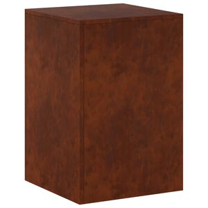 vidaXL Plantenstandaard Roestkleurig 40 x 40 x 60 cm weervast staal