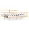 vidaXL Bedframe zonder matras massief grenenhout 200x200 cm
