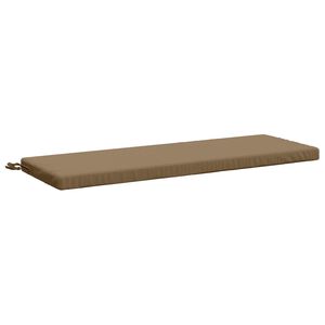 vidaXL Bankkussen SOEST 100% Polyester Taupe 100 x 40 x 5 cm