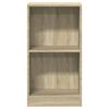 vidaXL Boekenkast 40x24x75 cm bewerkt hout sonoma eikenkleurig