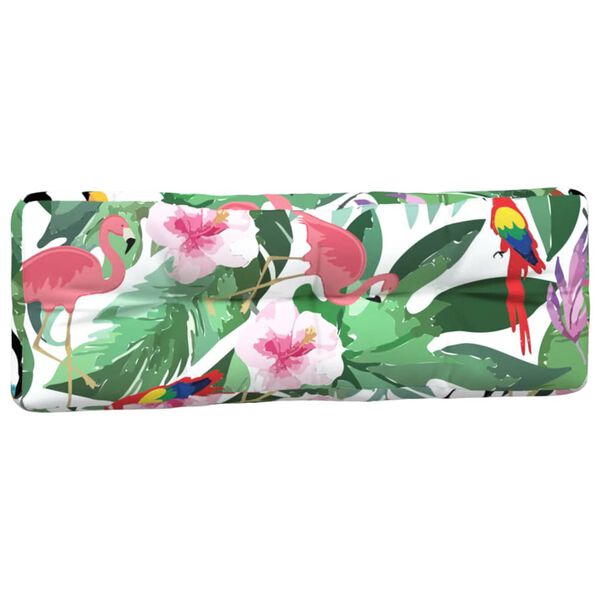 vidaXL Palletkussens 2 st stof meerkleurig