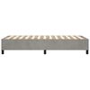 vidaXL Boxspring bed 90x190 cm fluweel lichtgrijs