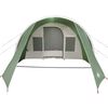vidaXL Tunneltent met dak met opslag Groen en Wit 778 x 356 x 210 cm
