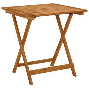 vidaXL Tuintafel inklapbaar 70x70x75 cm massief acaciahout