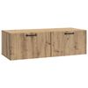 vidaXL Wandbeugel TV-kast 98 x 41 x 30 cm Artisanaal eiken