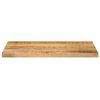 vidaXL Tafelblad rechthoekig 60x20x2,5 cm massief ruw mangohout