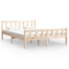 vidaXL Bedframe zonder matras massief hout 140x200 cm