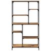 vidaXL Boekenkast Oudhout 99 x 35,5 x 176 cm Bewerkt hout