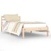 vidaXL Bedframe massief grenenhout 90x200 cm