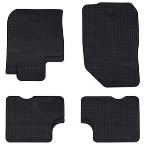 vidaXL Autobodemmat 4 st geschikt voor DACIA DUSTER 2010-2017 Rubber