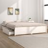 vidaXL Bedframe met lades wit 120x190 cm
