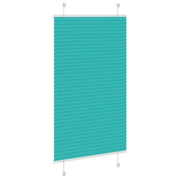 vidaXL Pliss&eacute; rolgordijn 70x100 cm stofbreedte 69,4 cm petrol groen