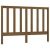 vidaXL Hoofdbord 166x4x100 cm massief grenenhout honingbruin