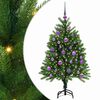 vidaXL Kerstboom met 150 LED met standaard Groen 120 cm PE