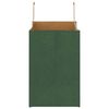 vidaXL Papieren zakken 50 st met hengsels 26x17x25 cm groen
