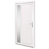 vidaXL Voordeur 108x208 cm PVC wit