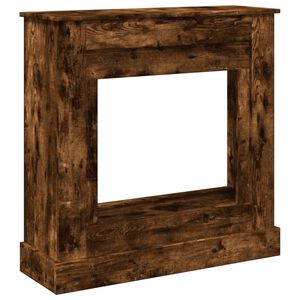 vidaXL Haardombouw 90x30x90 cm bewerkt hout gerookt eikenkleurig