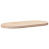 vidaXL Tafelblad 80x40x2,5 cm massief grenenhout ovaal