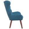 vidaXL Fauteuil Blauw 69 x 74 x 93 cm Fluweel