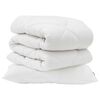 vidaXL Dekbedset met kussen 2 st Wit Microvezel