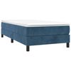 vidaXL Boxspring bed 100x200 cm fluweel donkerblauw