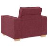 vidaXL Sofa Stoel Wijnrood 60 cm Stof