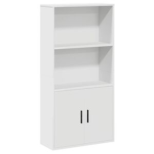 vidaXL Boekenkast 60x24x120 cm bewerkt hout wit
