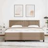 vidaXL Boxspringbed met matras Cappuccino 180 x 200 cm Kunstleer