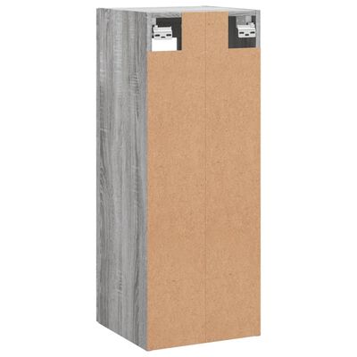 vidaXL Hangkast 34,5x34x90 cm grijs sonoma eikenkleurig