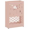 vidaXL Regen paraplu standaard Roze 28 x 12 x 41 cm Staal