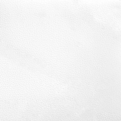 vidaXL Bedframe met hoofdbord kunstleer zwart en wit 160x200 cm
