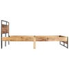 vidaXL Bedframe massief ruw mangohout 200x200 cm