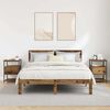 vidaXL Nachtkastje met lade 2 pcs Oudhout 40 x 42 x 56 cm Bewerkt hout