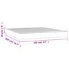 vidaXL Pocketveringmatras 160x200x20 cm stof donkergrijs