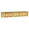 vidaXL Plantenbak verhoogd 291x50x50 cm ge&iuml;mpregneerd grenenhout