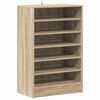 vidaXL Schoenenkast 60x35x92 cm bewerkt hout sonoma eikenkleurig