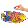 UNIDRAGON Puzzel Shining Fish 196 stukjes medium 32x24 cm hout