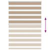 vidaXL Zebra Blind 100x150 cm stofbreedte 95,9 cm polyester zandbruin