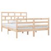 vidaXL Bedframe massief hout 135x190 cm