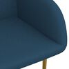 vidaXL Eetkamerstoelen 4 st fluweel blauw