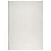vidaXL Vloerkleed IZA laagpolig Scandinavisch 160x230 cm cr&egrave;mekleurig