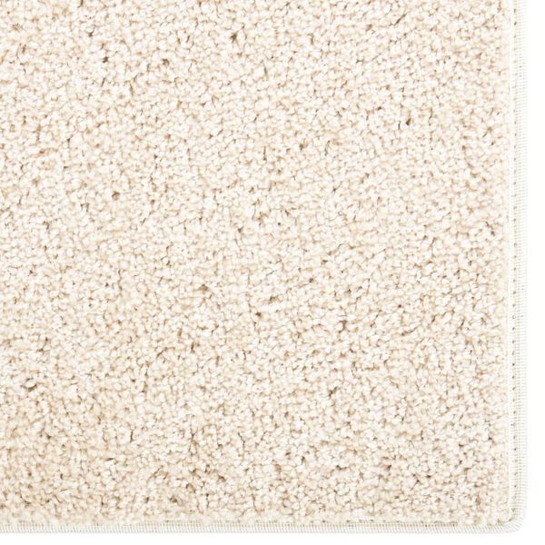 vidaXL Vloerkleed zachte pool anti-slip 57x150 cm beige
