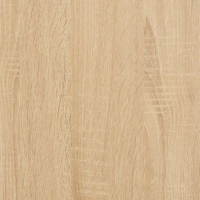 vidaXL Hoge kast 34,5x34x180 cm bewerkt hout sonoma eikenkleurig