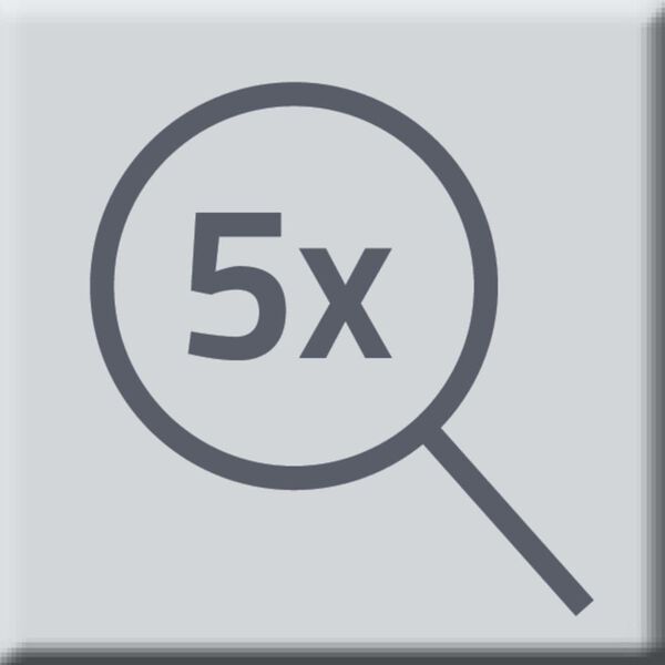 RIDDER Opmaakspiegel Pocahontas M 16,5 cm chroomkleurig