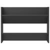 vidaXL Wandschoenenkast 80x18x60 cm spaanplaat grijs