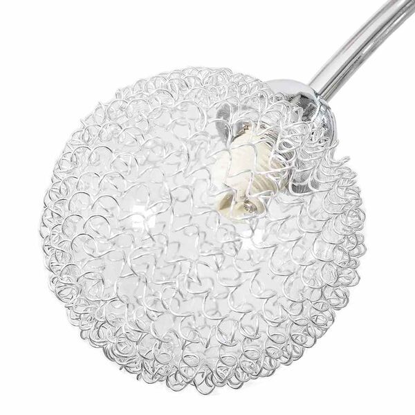 vidaXL Plafondlamp met gaasdraad kappen voor 4 x G9 peertjes