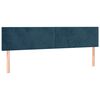 vidaXL Bedframe zonder matras 120x190 cm fluweel donkerblauw