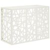 vidaXL Airconditioner hoes Wit 110 x 50 x 80 cm Staal