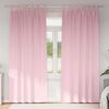 vidaXL Zwart-out Gordijnen met Ringen 2 pcs Babyroze 225 x 140 cm